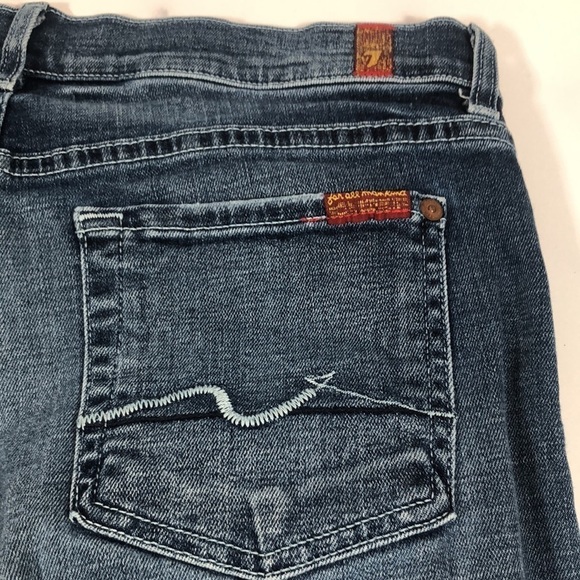 7 For All Mankind Josefina Skinny Boyfriend Jeans, Size 26 - Picture 5 of 13